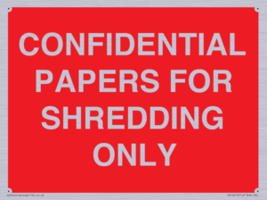 CONFIDENTIAL PAPERS FOR SHREDDING ONLY
